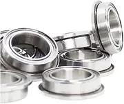 HAUAGEZWU FR156ZZ Flange Bearing 4.762x7.938x3.175 Mm ABEC-5 10PCS Inch Flanged FR156 Z ZZ DDRIF-5632ZZ Ball Bearings