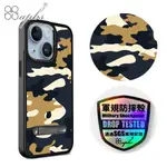 APBS IPHONE 14 PLUS / 14 軍規防摔鋁合金鏡頭框立架手機殼-迷彩