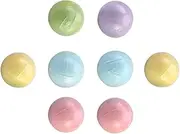 minkissy Bath Set 8pcs 70g Round Bathing Balls Shower Steamers for Spa Bath Maker Skin Soothing Whitening Random