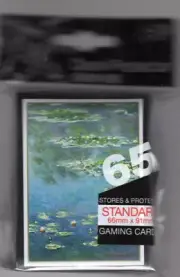 65 Ultra Pro WATER LILLIES Standard Size Deck Protector Sleeves Pack MTG