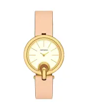 Tory Burch The Pierced Two Hand Gold Tone Stainless Steel Watch, 36mm