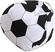 ERINGOGO Plush Storage Bag Stuffed Animal Storage Beanbag Chairs for Christmas Bean Bags Soccer Stuff for Boys Bean Bag Chair Stuffy Bean Bag Storage Couch Polyester