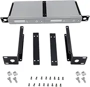RhymKawa Mic Rack Mount Bracket Only for Shuer SLX4, SLXD4 Wireless Microphone Dual Receivers Combining Antenna Install, Extra Strong Hardware Kit