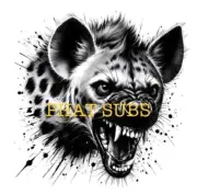 Sublimation Print Hyena Snarl Ready To Press Heat Transfer