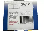 ADB PERFORMANCE BRAKE PADS REAR DB1247 for NISSAN PULSAR N14 N15 MAXIMA A32 A33