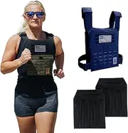 Unbrokenshop SPEED VEST Weighted Vest Woman, Heavy-duty fabrics optimized for running and workouts 15lb sand plates