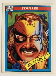 1990 Marvel Universe Series 1 Impel #161 Stan Lee - Mr. Marvel -A