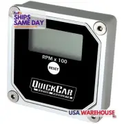Quickcar 611-100, One Aluminum Lcd Recall Tach Black Performance Racing Parts
