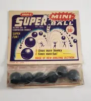 Vtg 1965 Wham-O Super Ball 6 PACK MINI Original Package No 2903 Sealed