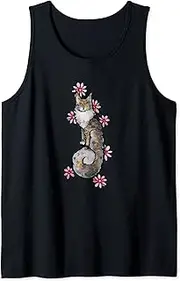 [caterpillar] Maine Coon Cat Dilute Calico Grey Maine Coons Tank Top