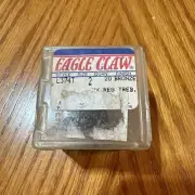 20 EAGLE CLAW FISH TREBLE HOOKS LAZER SHARP Size 6 L374T Bronze Finish