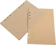 OHPHCALL 45 Sheets Loose Pages of The Book A5 Journal Refills Budget Binder with Cash Envelopes Journal Insert A5 Planner Inserts 6 Ring Binder Refill A5 Binder Chocolate Paper