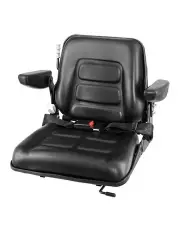 [Giantz] Tractor Seat with Armrest in Black