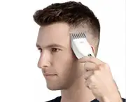 USB Fast Charging Electric Hair Clipper - WHITE