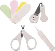 ERINGOGO Stainless Steel Baby Nail Clippers Set Grooming Kit for Newborns (boy/Girl)