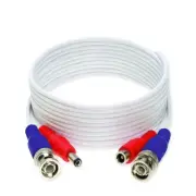 60 Ft PreMade RG59 Siamese Cable TVIAHDCVI VideoPower Extension 4K Cable BN