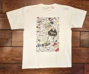 B-side Label Japan Cat Gathering Meow Meow T-Shirt Men's Size Large - NWT