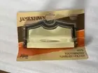 Vintage Jamestown Toothbrush & Tumbler Antique Brass & soft yellow Ajax 4079 USA