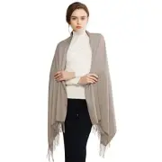 Women's Scarf Pashmina Shawls and Wraps for Evening Dress Light Khaki