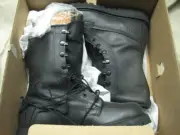 *US military bates CW 7 1/2 N boots work army leather black booties work combat