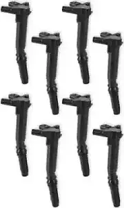 NEW MSD IGNITION COILS,BLACK,8 PACK,2010-2014 FORD F-150 6.2L V8 (for: Ford)