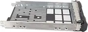 Universal 3.5in Hard Drive Tray for PowerEdge Servers, Wide Application Range, Plug and Play, ABS Metal, Silver Black