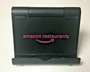 Amazon Restaurant Portable Steel Book Desk Stand Angle Adjustable Button Black