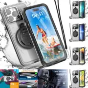 Waterproof Underwater Self Check Case Cover for iPhone 13 14 12 Pro Max 14 Plus
