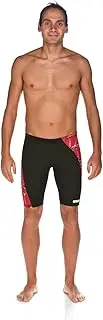 [arena] Men's Water MaxLife Panel Jammer Swimsuit, Water Red, 20