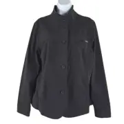 Eddie Bauer Voyager Jacket Womens Size 16 Black Nylon Spandex NWT CJ-1988