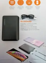 Cygnett USB Portable Power Bank 10000 mAh Samsung iPhone Mobile Phone Charger