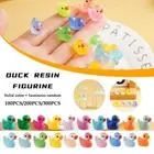 100-300Pcs Mini Resin Duck，Miniature Figures Fairy Y2T3 Garden Ducks G7V7