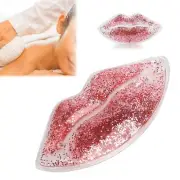 Lip Shaped Gel Ice Pack Reusable Hot Cold Compress Reduce Swelling Leakage Proof
