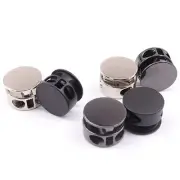 10pcs/ bag Spring Cord Lock Toggles Zinc Alloy Lock Toggles For Outdoor Products