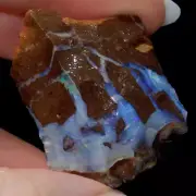200ct Boulder Opal Specimen, Natural Solid Australian Boulder Opal Rough