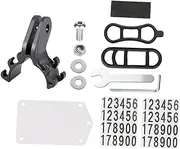 DECOMELODY Professional Bike Flashlight Holder Mountain Bike Torch Stand Clip Durable Simple Flashlight Rack for Secure Night Riding Includes Blank Number Card Stickers