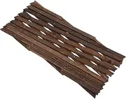 CIYODO Wooden Lattice Wall Panel: Expandable Plant Garden Trellis - 55x12.3 Fence Panels for Climbing Plants - Vertical Rack Wall Decor for Patio