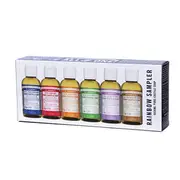 Dr. Bronner's Pure-Castile Soap Liquid (Hemp 18-in-1) Rainbow Sampler 59ml x 6 Pack