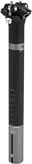 X AUTOHAUX Bike Seat Posts Shock Absorbing Bike Saddle Post Seat Tube Matte Black Gray 1 Pc 30.8x300mm Carbon Fiber