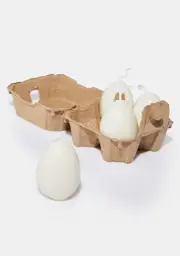 Hard Boiled Egg Candles Set