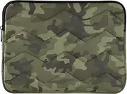 Laptop Sleeve Case 13-14 Inch Lightweight Laptop Bag Briefcase Army Camo Green Brown Travel Laptop Sleeve Bag for Men Women
