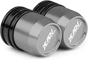 2025 XADV X ADV X-ADV 750 2018-2023 2024 Motorcycle Accessories CNC Aluminum Wheel Tire Valve Stem Caps Covers(Grey)