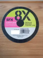 SFX 8X Premium Braided Multicolour 30lb 3200m 0.285mm Bulk Fishing Carrier Braid