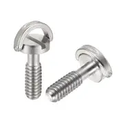 1/4" Male Mounting Screw Adapters Slotted 0.79" Length for Camera Tripod, 2Pcs
