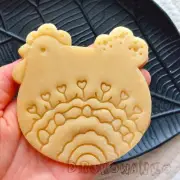 Chicken Easter Toy Plush Farm Animal Pet Countryside Eggs Cookie Cutter