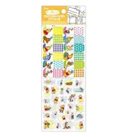 在飛比找PChome24h購物優惠-小禮堂 迪士尼 小熊維尼 日製 造型年曆貼紙 手帳貼紙 標記