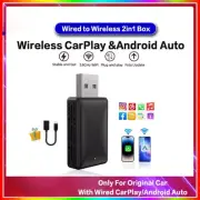 Android Auto Wireless Adapter New Mini 2 in 1 Box Apple Carplay Dongle for Cars