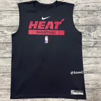 在飛比找蝦皮購物優惠-Nike NBA 熱火 球員版 背心 球衣 雙面 練習衣 H