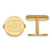 14k Gold Plated Silver Univ. of North Carolina Cuff Links