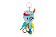 Lamaze Clip On Car Seat and Stroller Toy - Captain Calamari - Crinkle Car Seat Toys and Stroller Toys - Sensory Toys for Babies - Travel Toys for Car - Infant Toys Ages 0 Months and Up